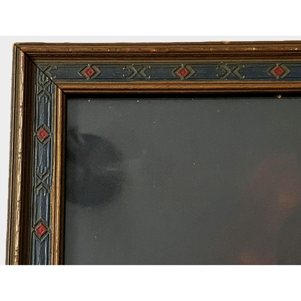 Antique c 1900s J. Califano Fruit Still Life Yard Long Litho Carved Wood Frame - Picture 8 of 13